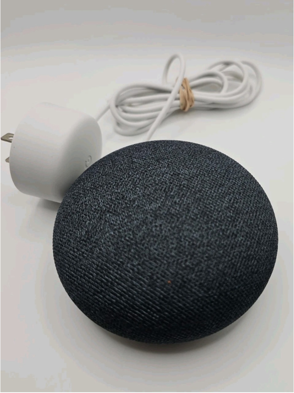 Google Nest Mini H2C 2nd Gen Smart Speaker With Power Adapter Tested & Working